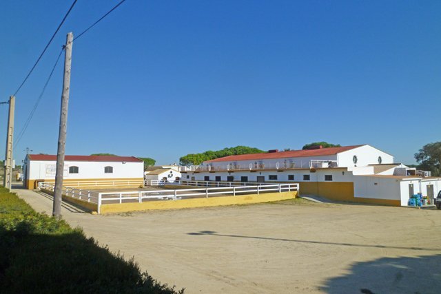 Andalusien, Costa de la Luz, Chiclana - Finca mit Stall, Halle, Restaurant und Wohnhaus
